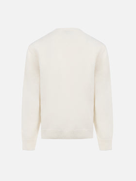 Girl sweater Princess with Vacanze di Natale jacquard | VACANZE DI NATALE SPECIAL EDITION - MC2 Saint Barth