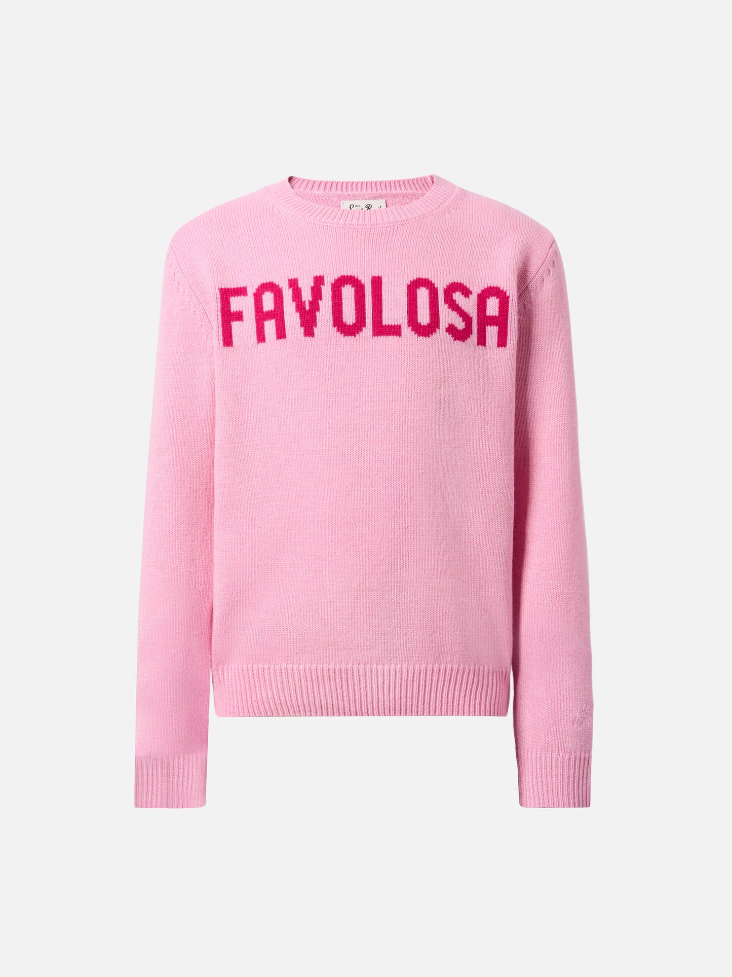 Princess cashmere-blend sweater with Favolosa jacquard