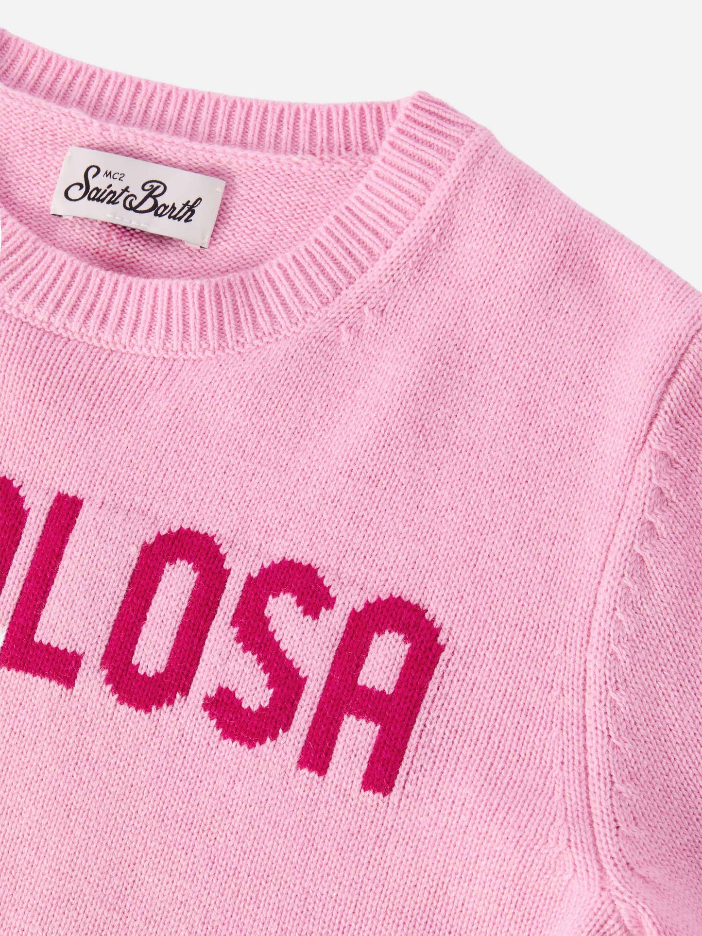 Princess cashmere-blend sweater with Favolosa jacquard