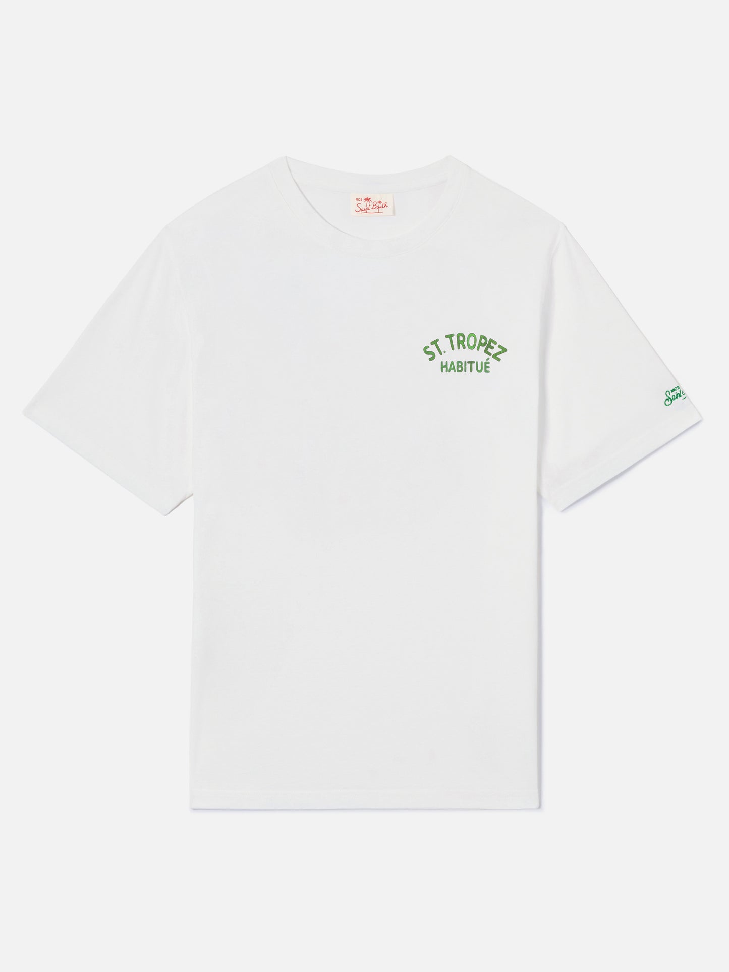 T-shirt Portland bianca con stampa St. Tropez Habitué | Special Edition
