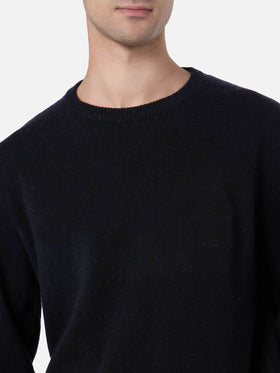 Maglione Regent in 100% CASHMERE nero