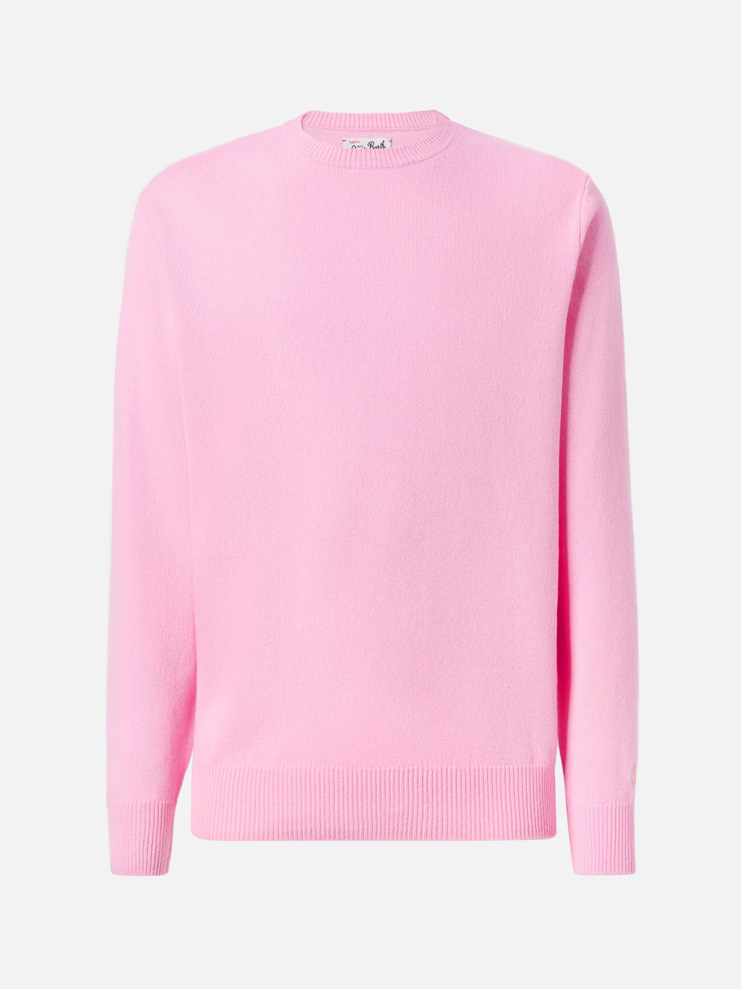 Regent 100% lambswool sweater in pink