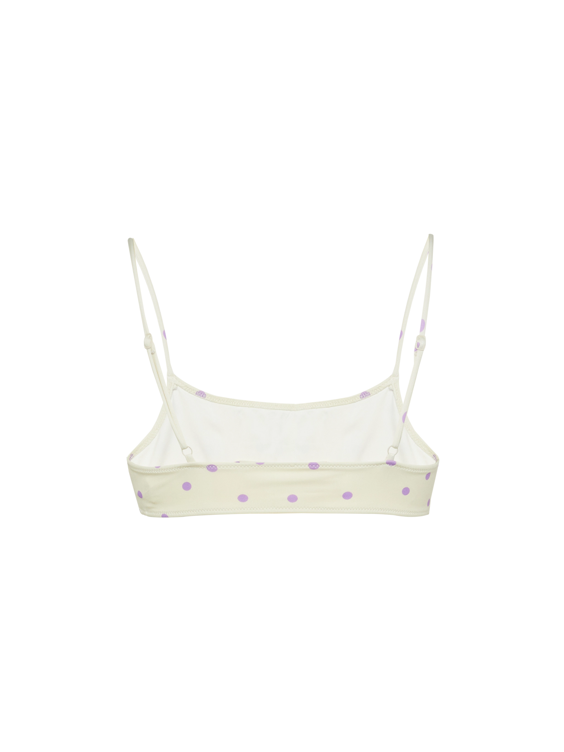 Sadie bralette top with polka dots print - MC2 Saint Barth