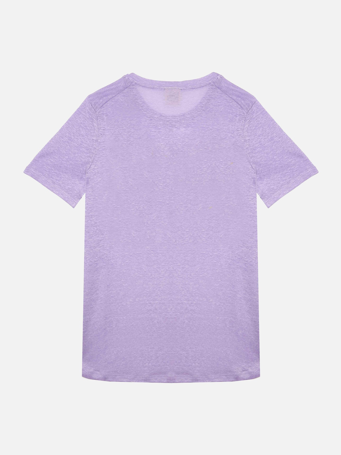 T-shirt in lino con ricamo St. Tropez Habituè