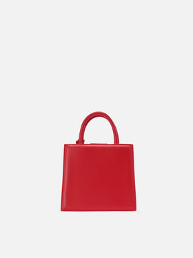 Shop Bag Mini Handbag in red leather