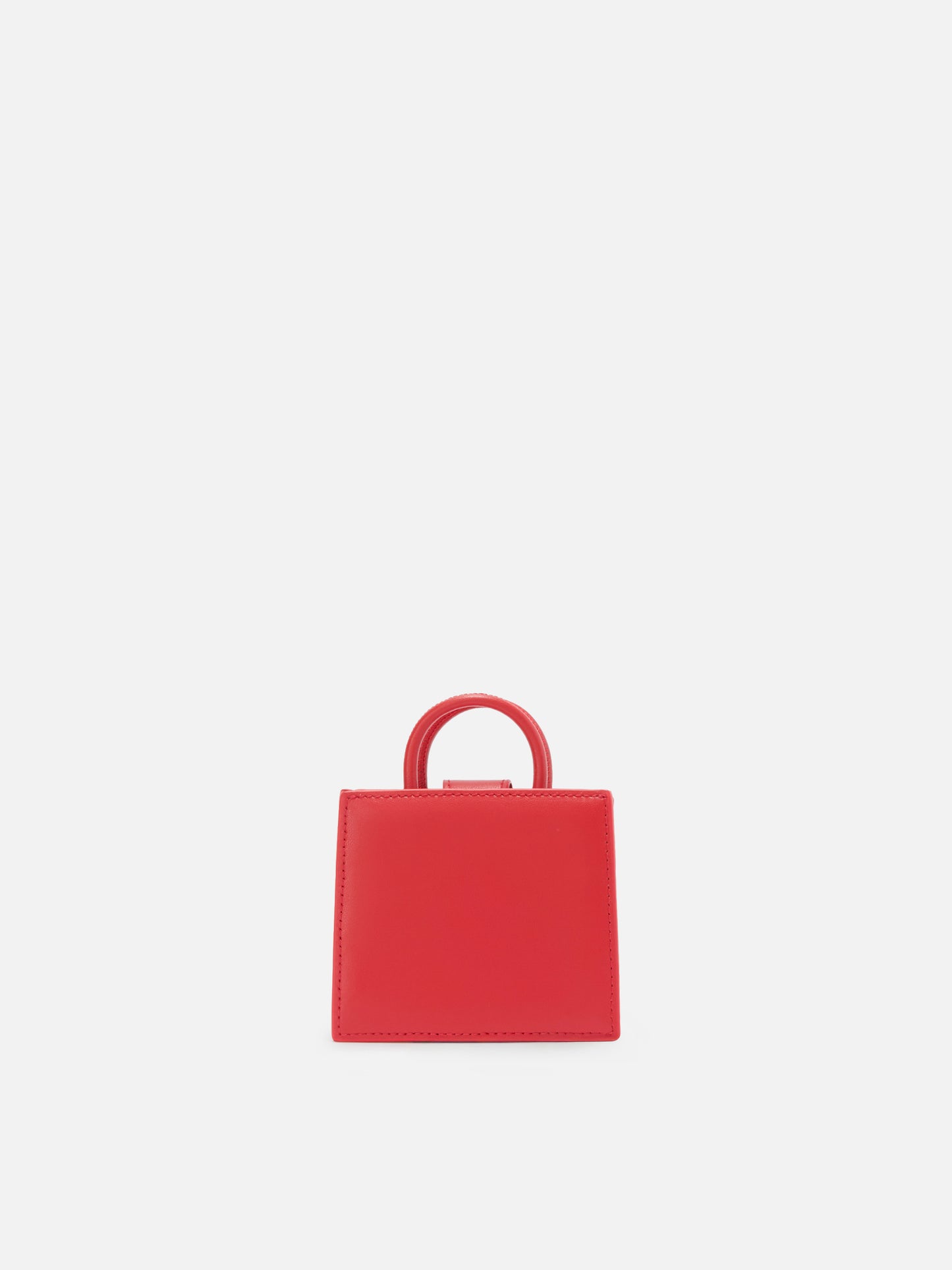 Shop Bag Micro Handbag in red leather