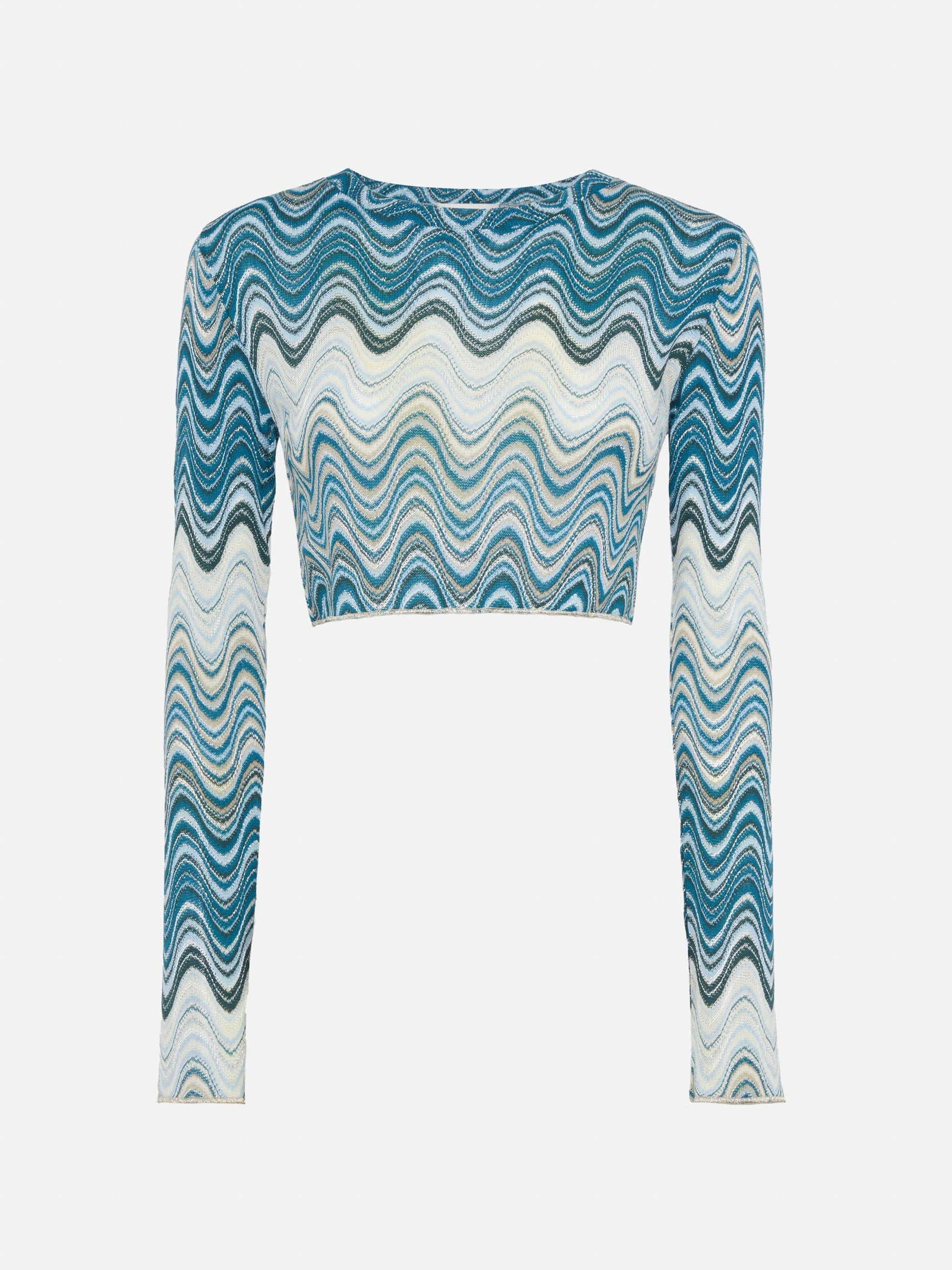 Siviglia raschel knit cropped t-shirt - MC2 Saint Barth