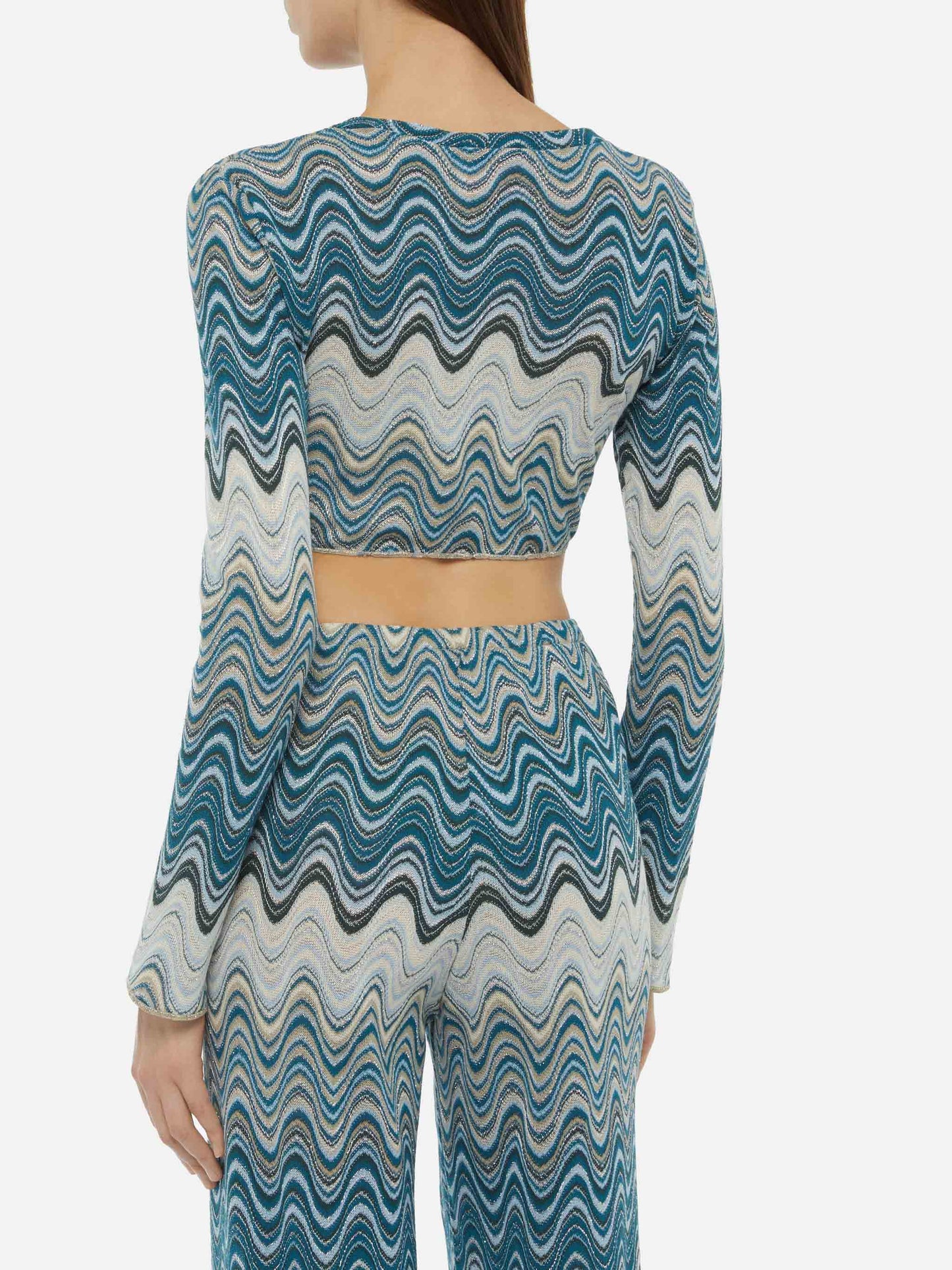 Siviglia raschel knit cropped t-shirt - MC2 Saint Barth