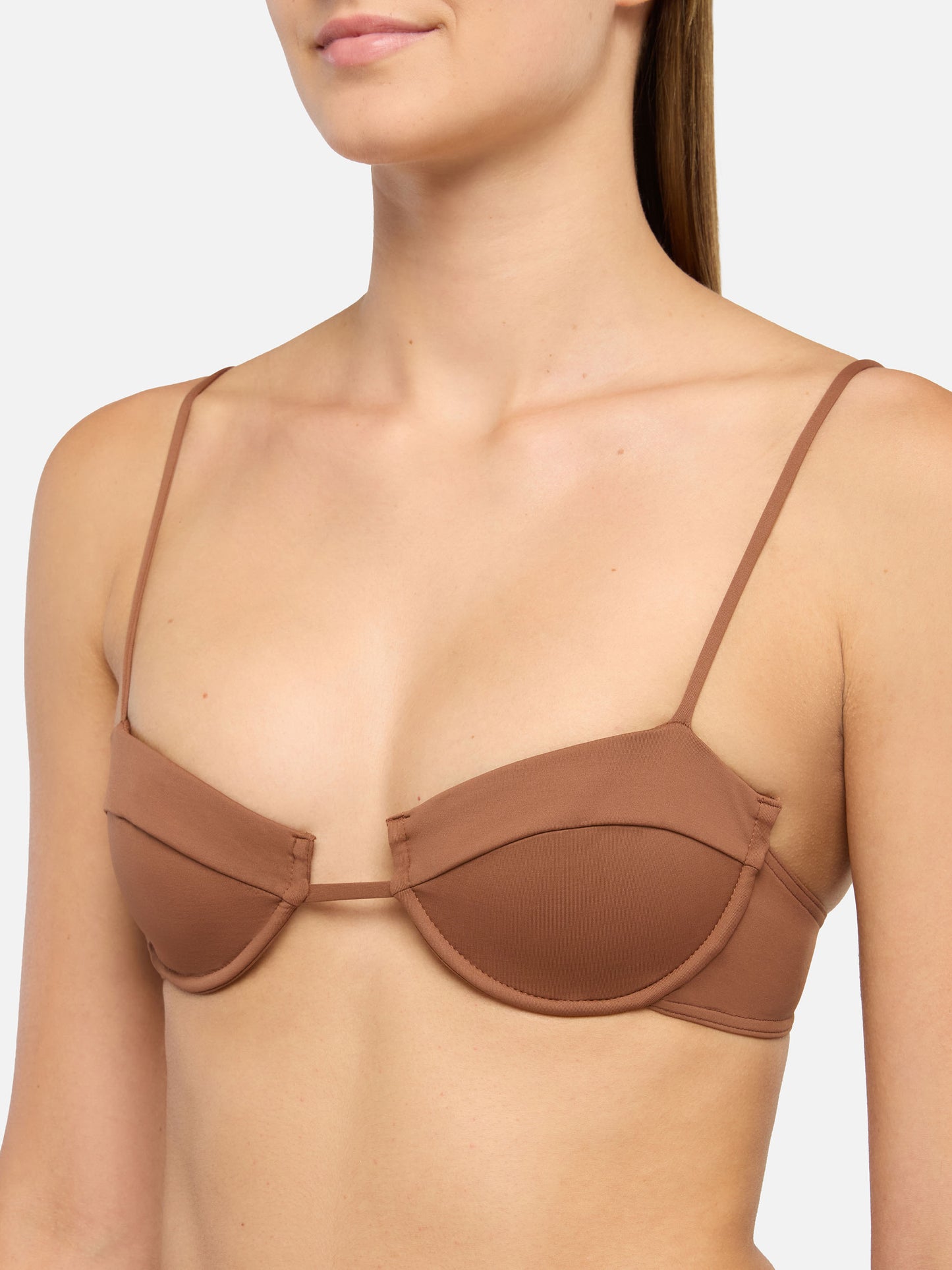 Salina brown underwired bralette