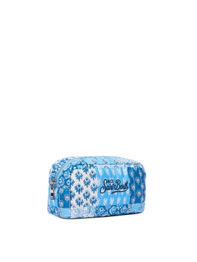 Blue flower quilted Soft Pouch - MC2 Saint Barth