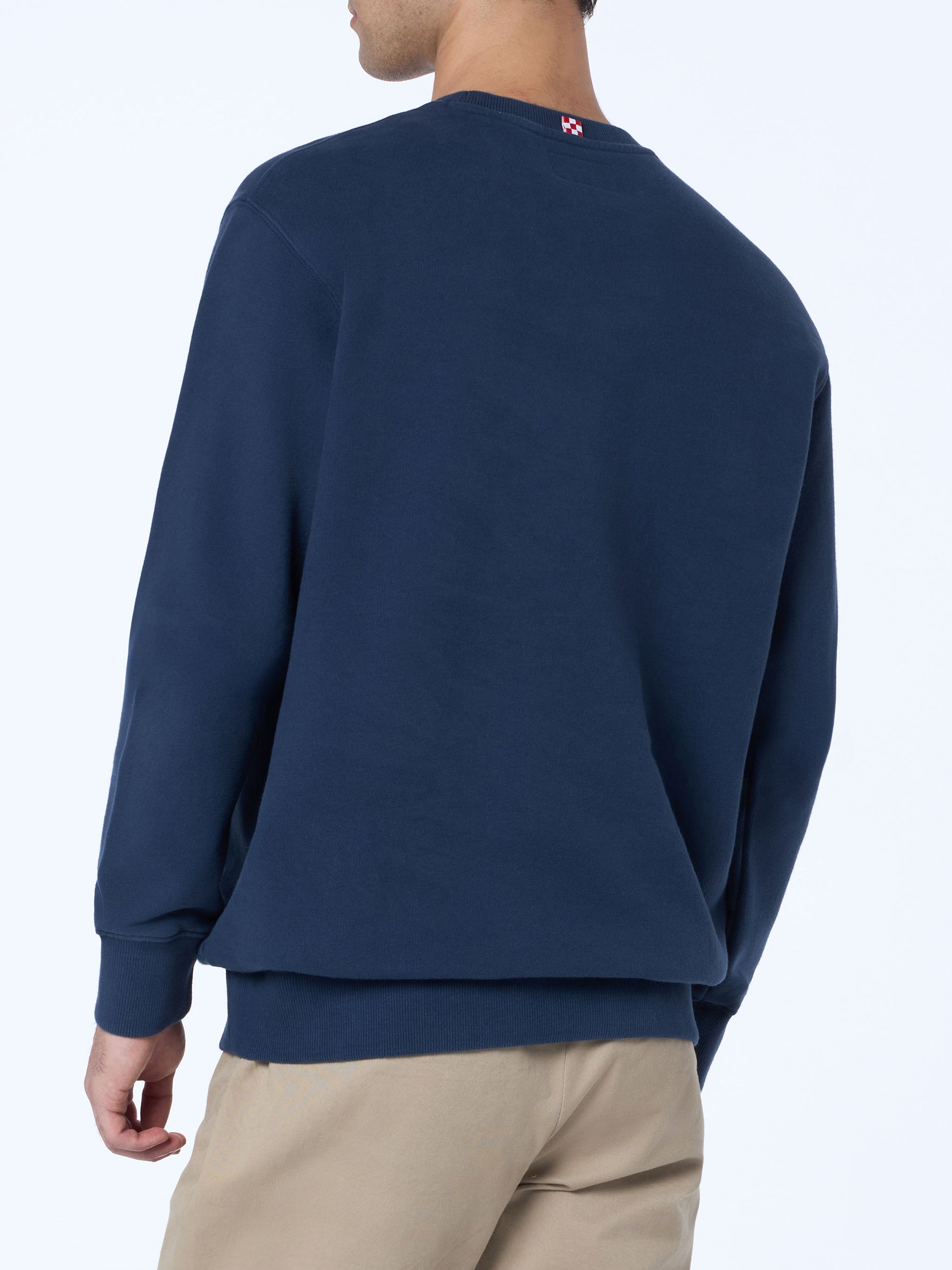 Man blue navy sweatshirt Soho St Barth sport - MC2 Saint Barth