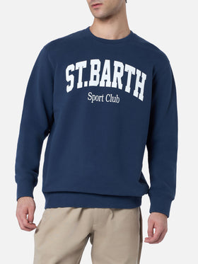 Man blue navy sweatshirt Soho St Barth sport - MC2 Saint Barth