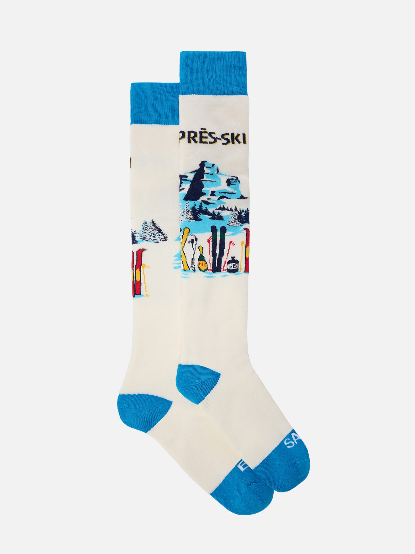 Sox Tech socks in cotton with Après-ski jacquard