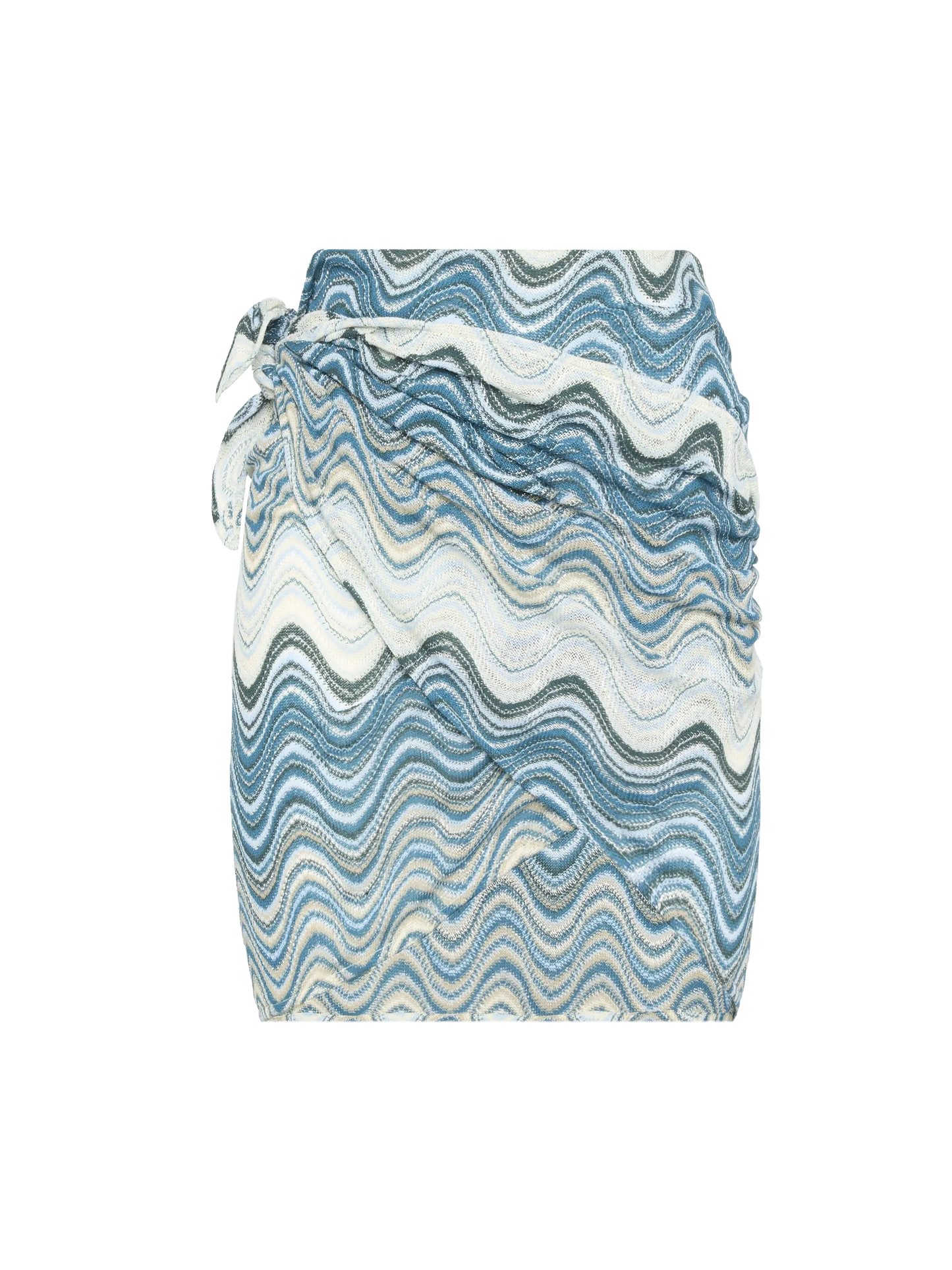 Sery short raschel pareo with wavy pattern - MC2 Saint Barth