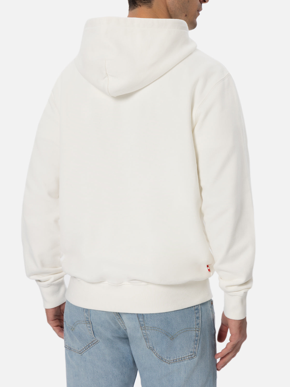 Cremefarbenes Herren-Sweatshirt Tribeca mit St. Barth-Stickerei