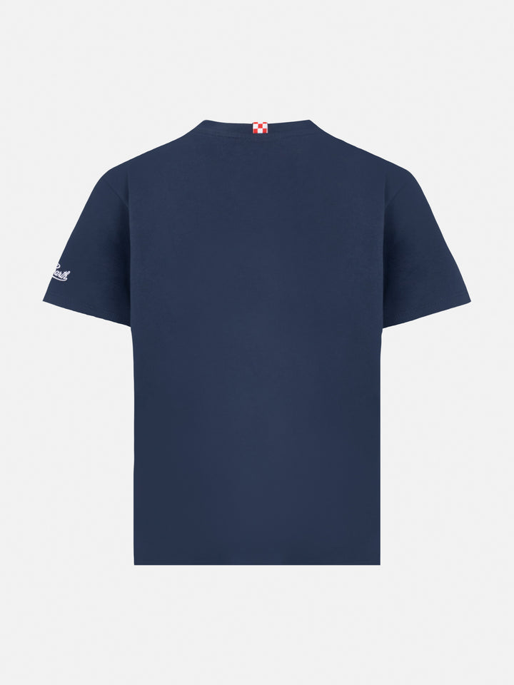 Cotton t-shirt with St. Barth Bad Boy print - MC2 Saint Barth