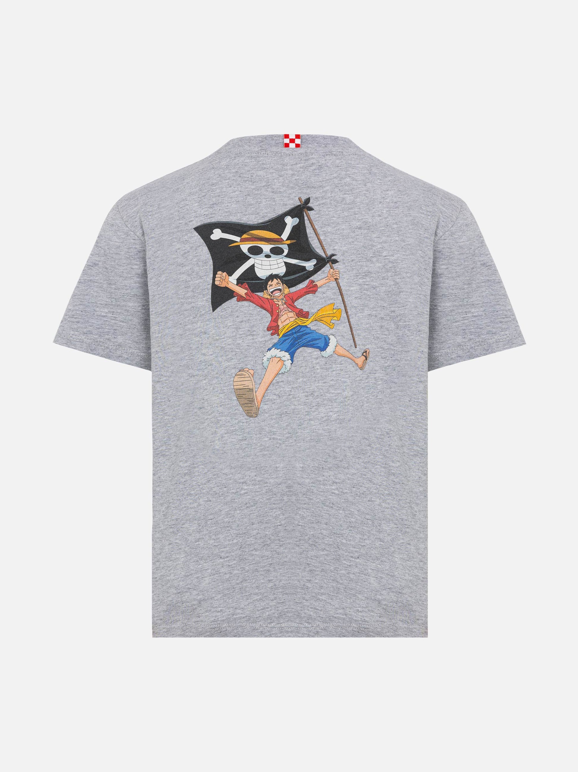 Cotton t-shirt with One Piece embroidery and print | ONE PIECE SPECIAL EDITION - MC2 Saint Barth