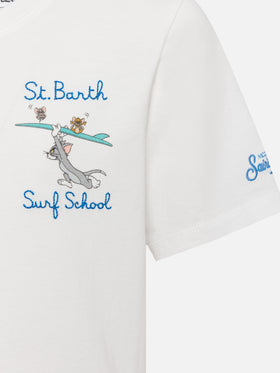 Cotton t-shirt with Tom & Jerry print | WARNER BROS SPECIAL EDITION - MC2 Saint Barth