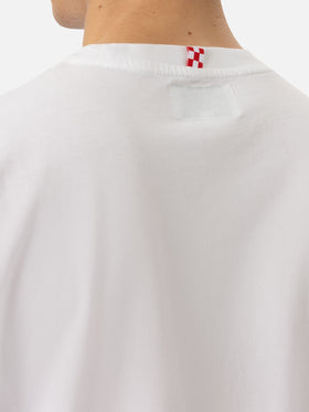 Organic cotton T-shirt with St. Barth sport club print - MC2 Saint Barth