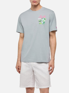 Cotton T-shirt with mojito print - MC2 Saint Barth