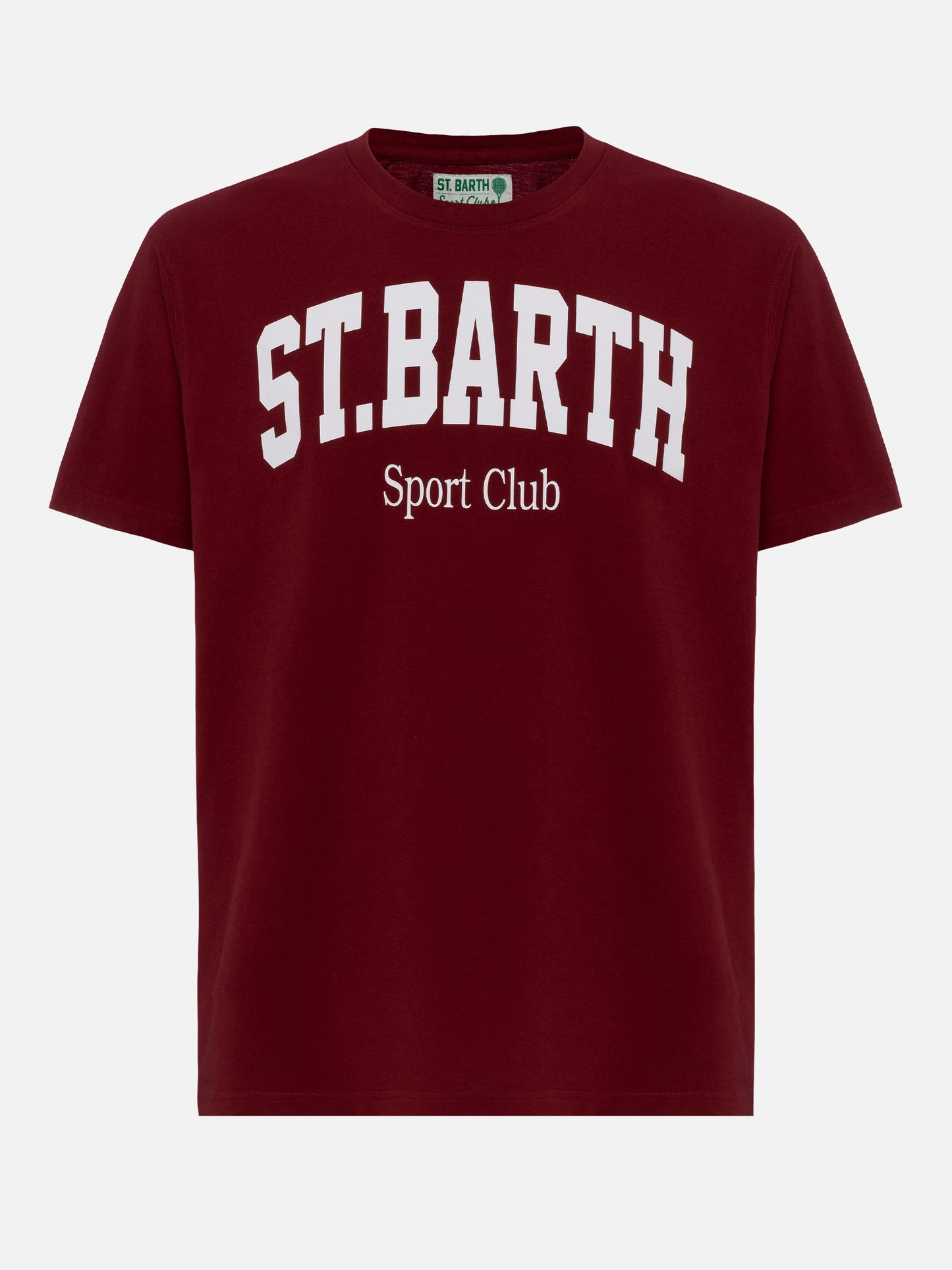Cotton T-shirt with St. Barth Sport Club print - MC2 Saint Barth