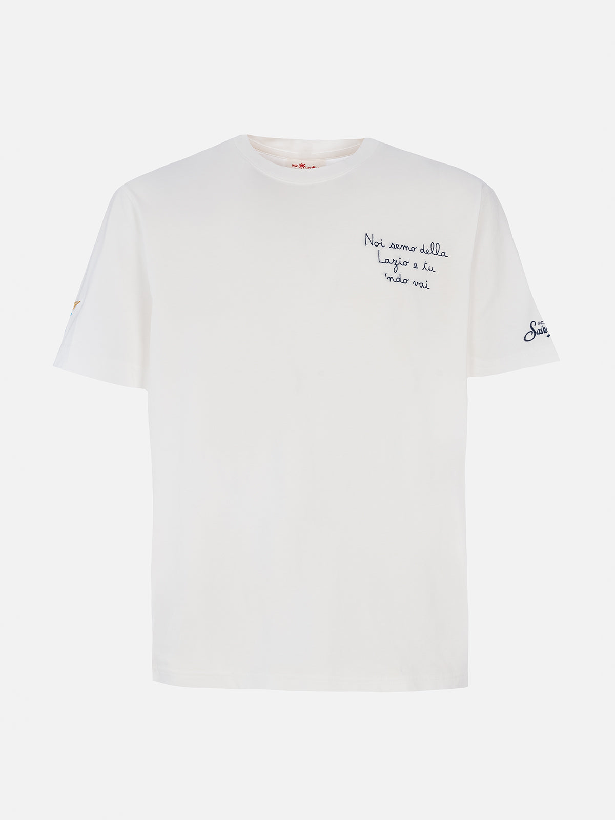 T-shirt da uomo in cotone con ricamo Lazio | SS LAZIO SPECIAL EDITION