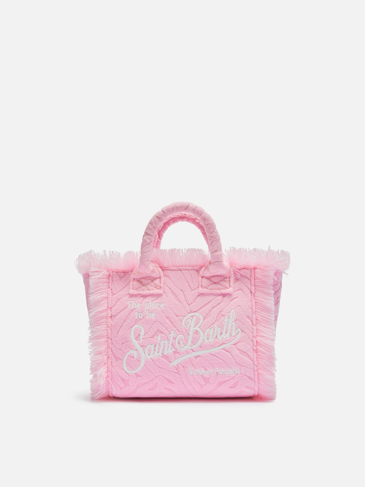 Rosa Mini-Kosmetiktasche mit Zebraprägung