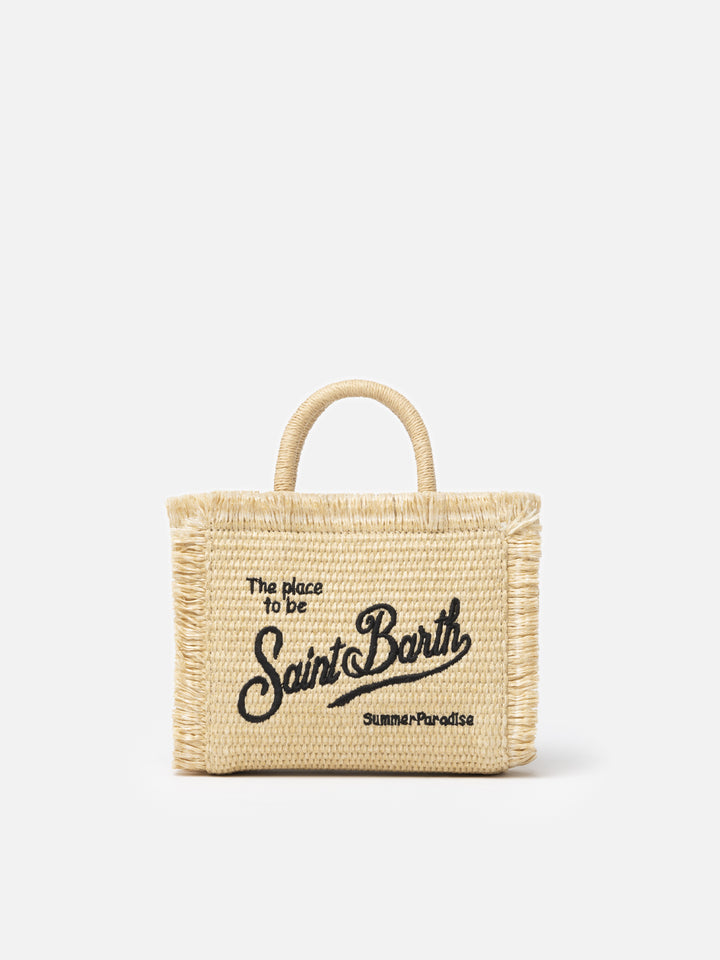 Mini Vanity Straw effect bag - MC2 Saint Barth