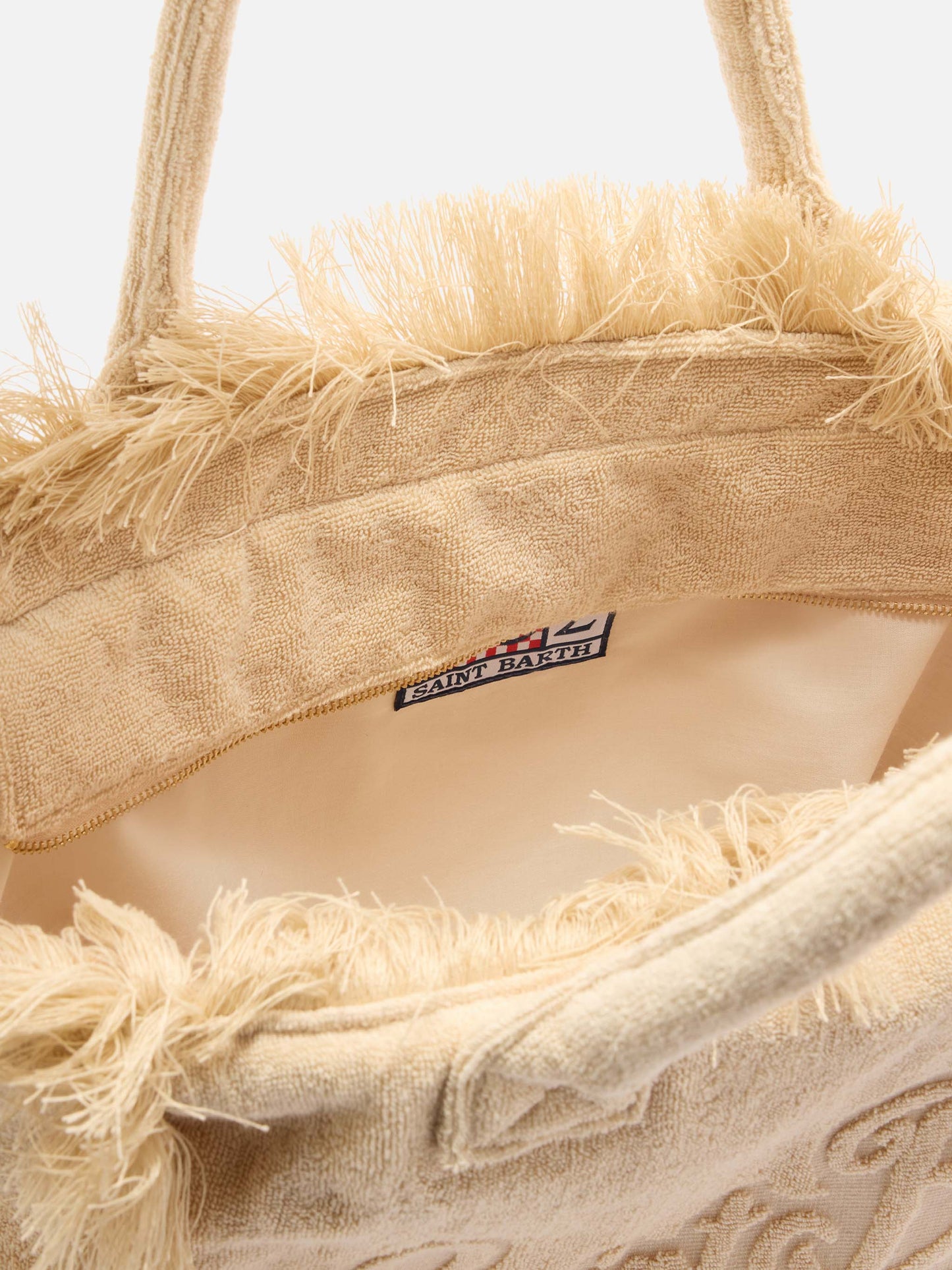 Vanity regular bag beige uni effet éponge