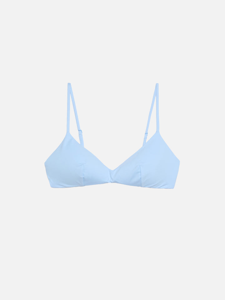 May – Hellblaues Bralette-Oberteil mit U-Ausschnitt