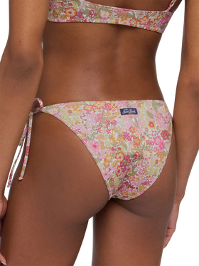 Virgo classic swim briefs with Margaret annie print | MADE WITH LIBERTY FABRIC - MC2 Saint Barth