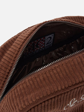 Westwood Vanity Case in brown corduroy