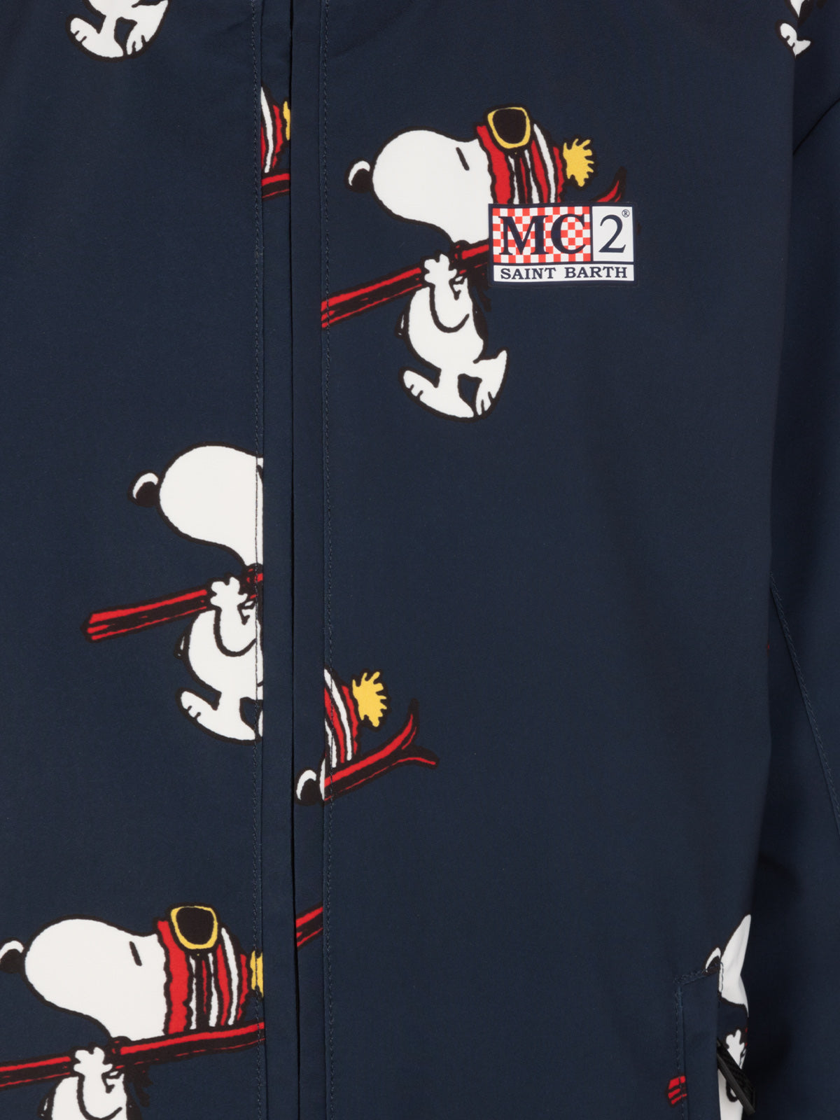 Boy blue jacket Wildhorn with Snoopy Ski Club print | SNOOPY PEANUTS SPECIAL EDITION - MC2 Saint Barth