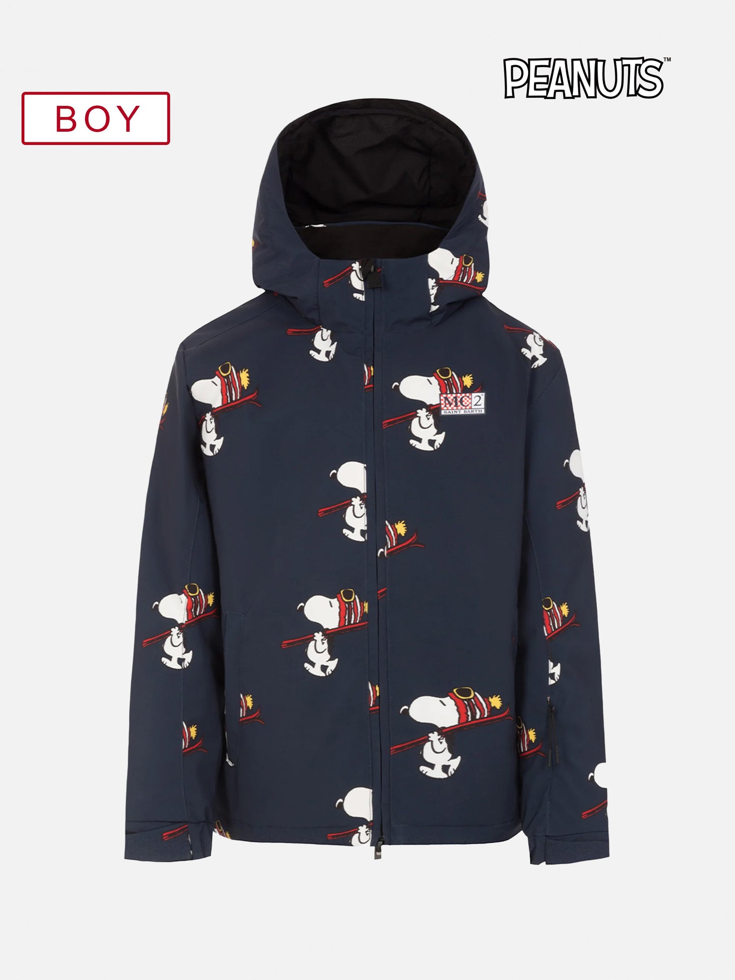 Boy blue jacket Wildhorn with Snoopy Ski Club print | SNOOPY PEANUTS SPECIAL EDITION