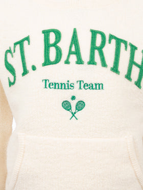 Boy knit sweatshirt Wood - MC2 Saint Barth