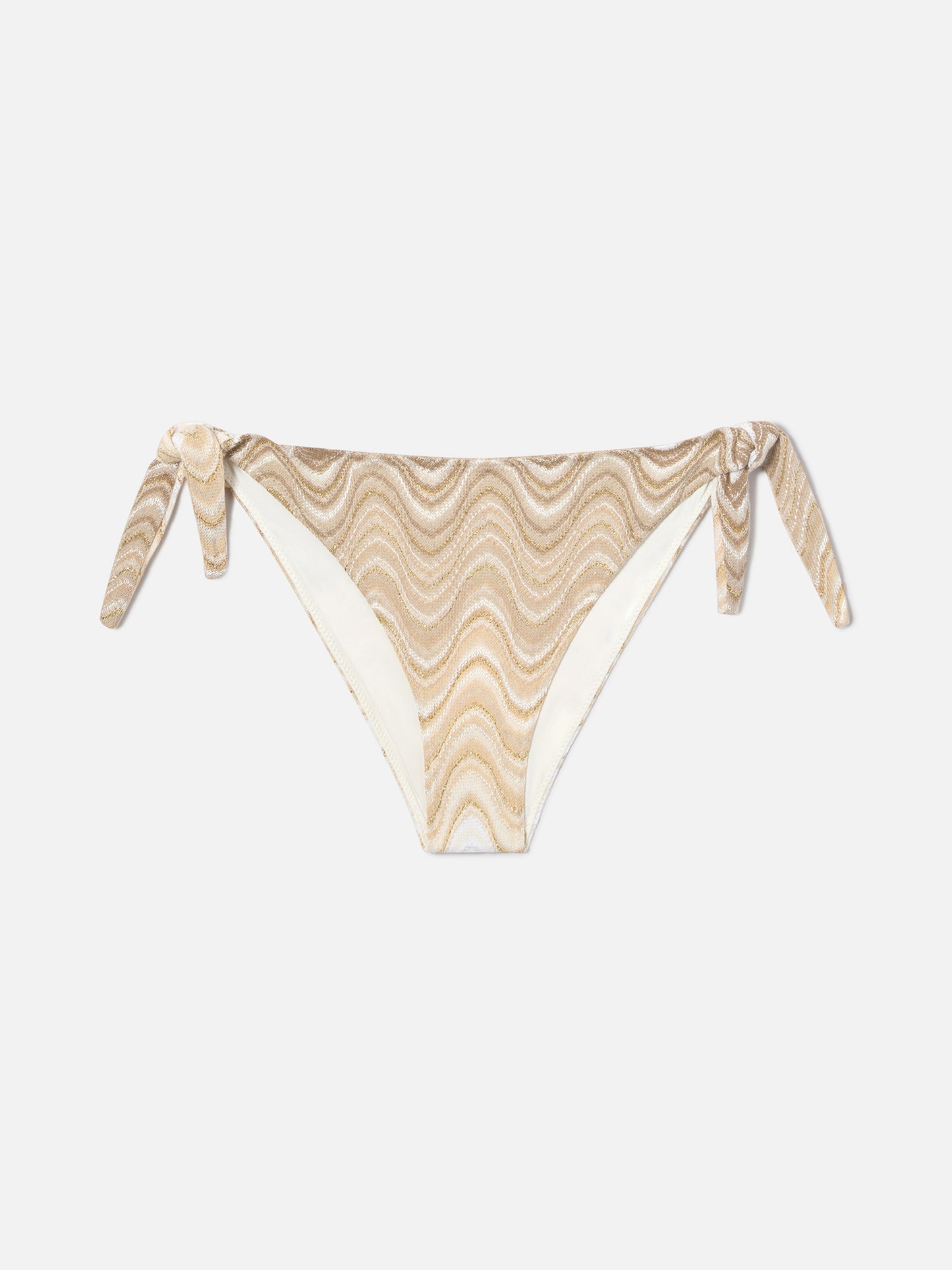 Slip mare Yali classico in tessuto raschel degradé oro
