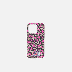 Cover for iPhone 14 Pro with animalier print - MC2 Saint Barth