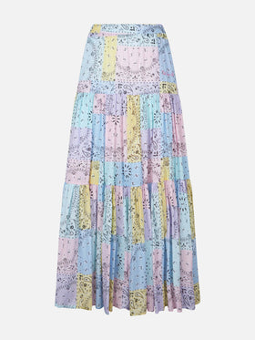 Bandanna print cotton skirt - MC2 Saint Barth