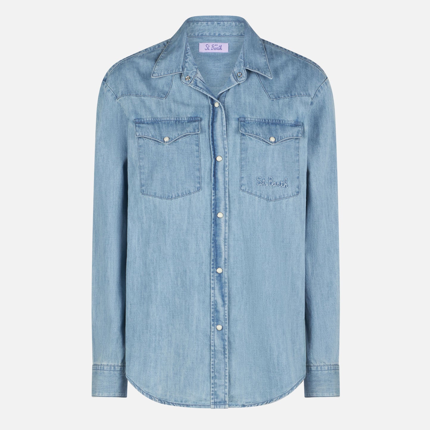 Woman denim shirt - MC2 Saint Barth