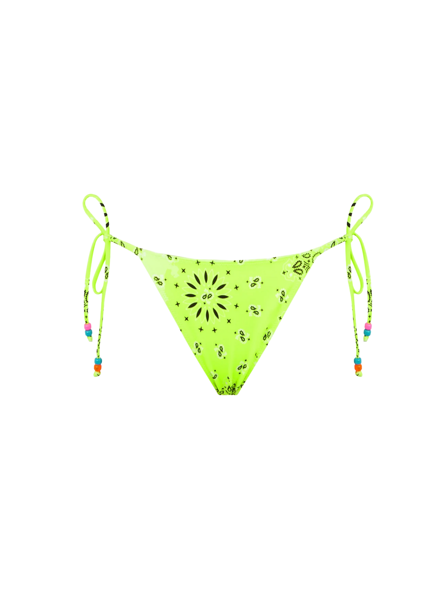 Damen-Bandana-Badehose mit seitlichen Schnürsenkeln
