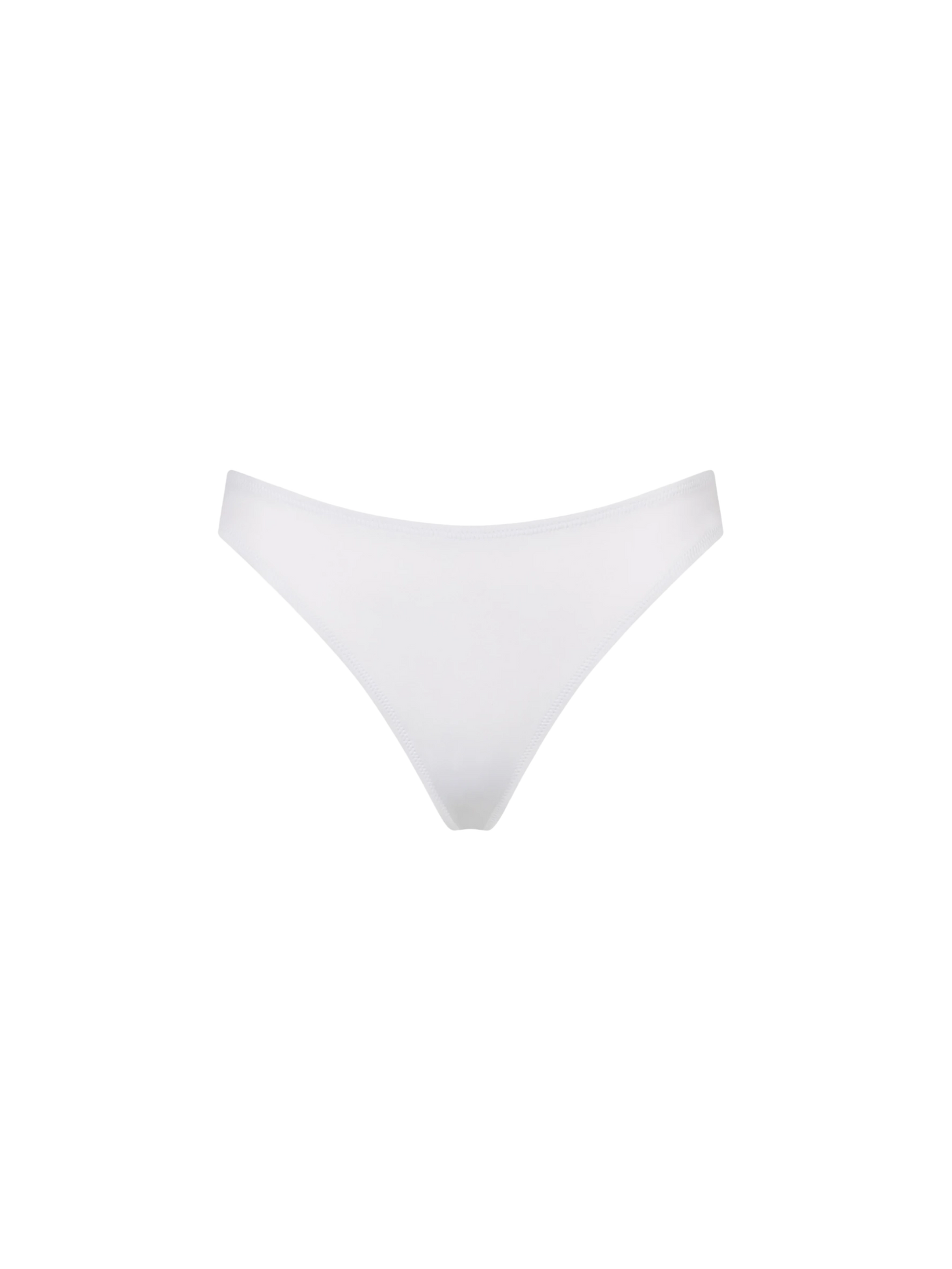 Weiße, freche Damen-Badehose