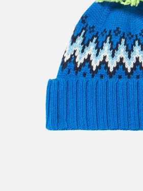 Boy beanie with Icelandic jacquard - MC2 Saint Barth