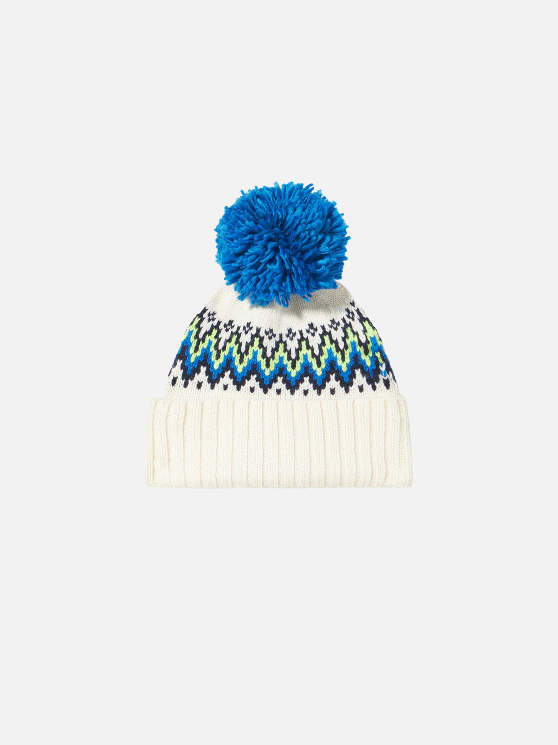Boy beanie with Icelandic jacquard - MC2 Saint Barth
