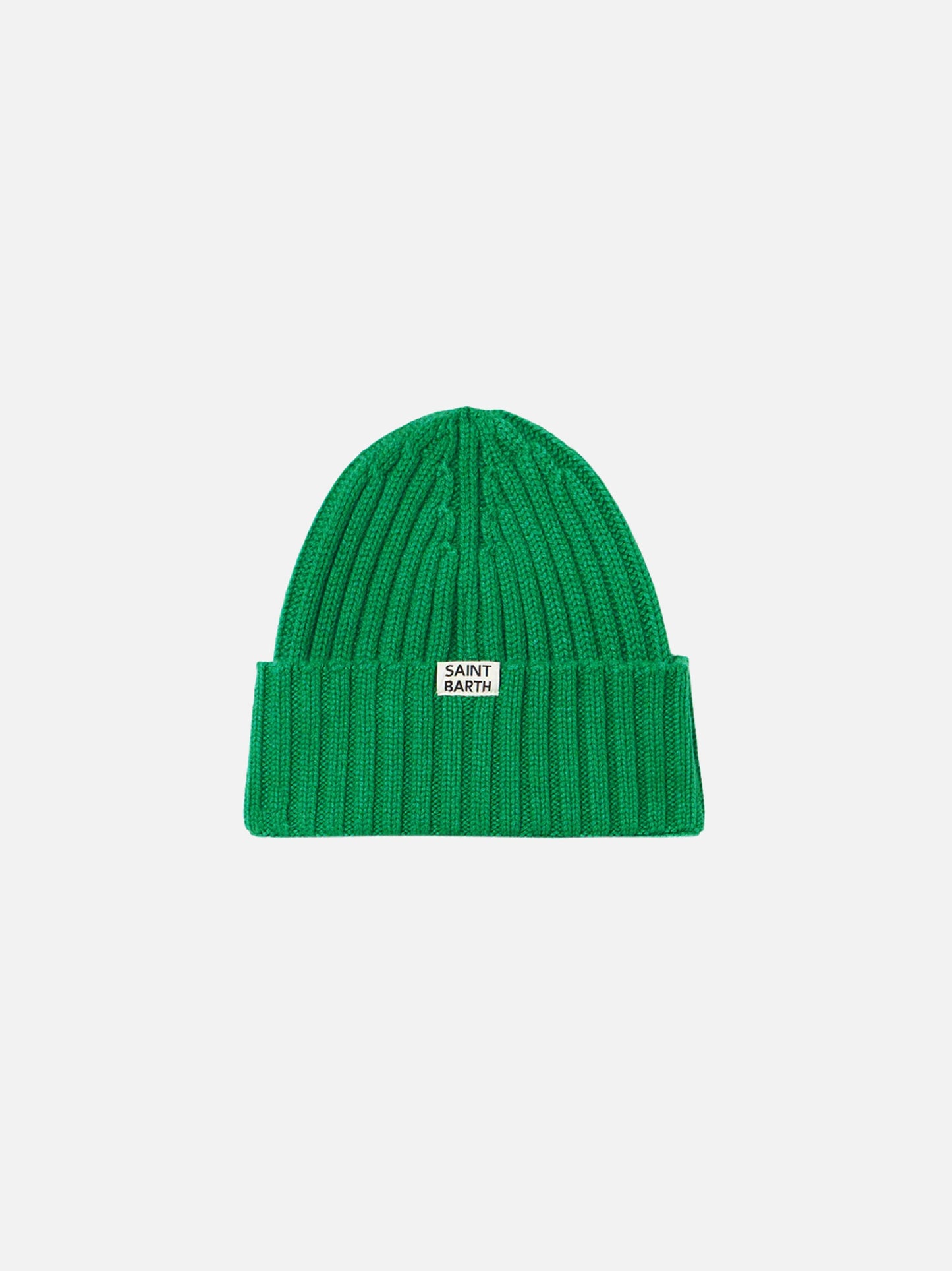 Boy green knit beanie - MC2 Saint Barth