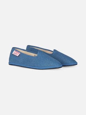 Woman denim slipper loafers | MY CHALOM SPECIAL EDITION - MC2 Saint Barth