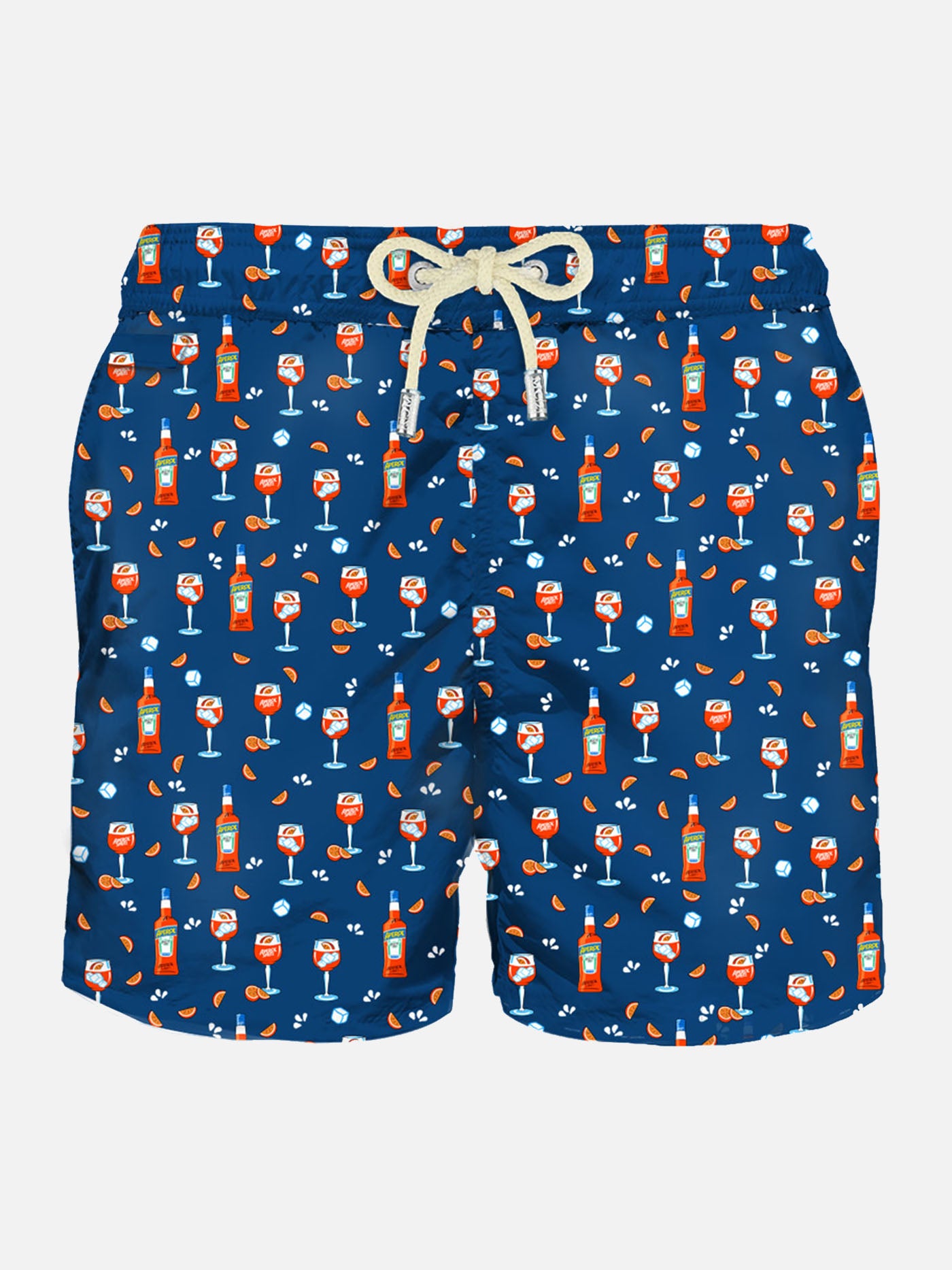 Costume da bagno da uomo in tessuto leggero con stampa Spritz | EDIZIONE SPECIALE APEROL