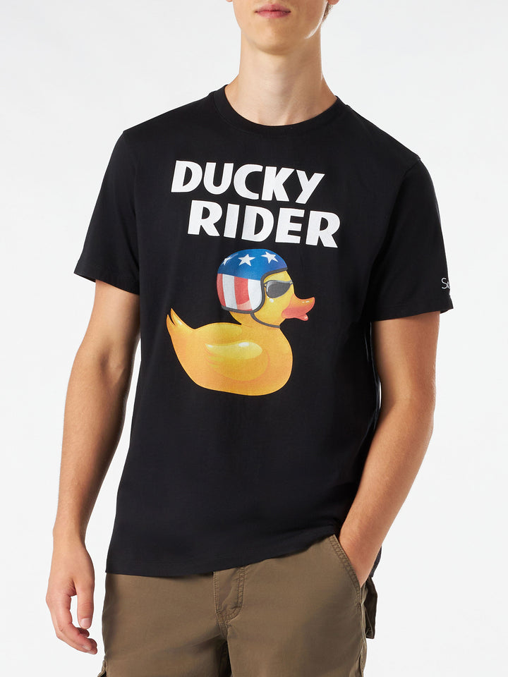 T-shirt da uomo con stampa Ducky rider