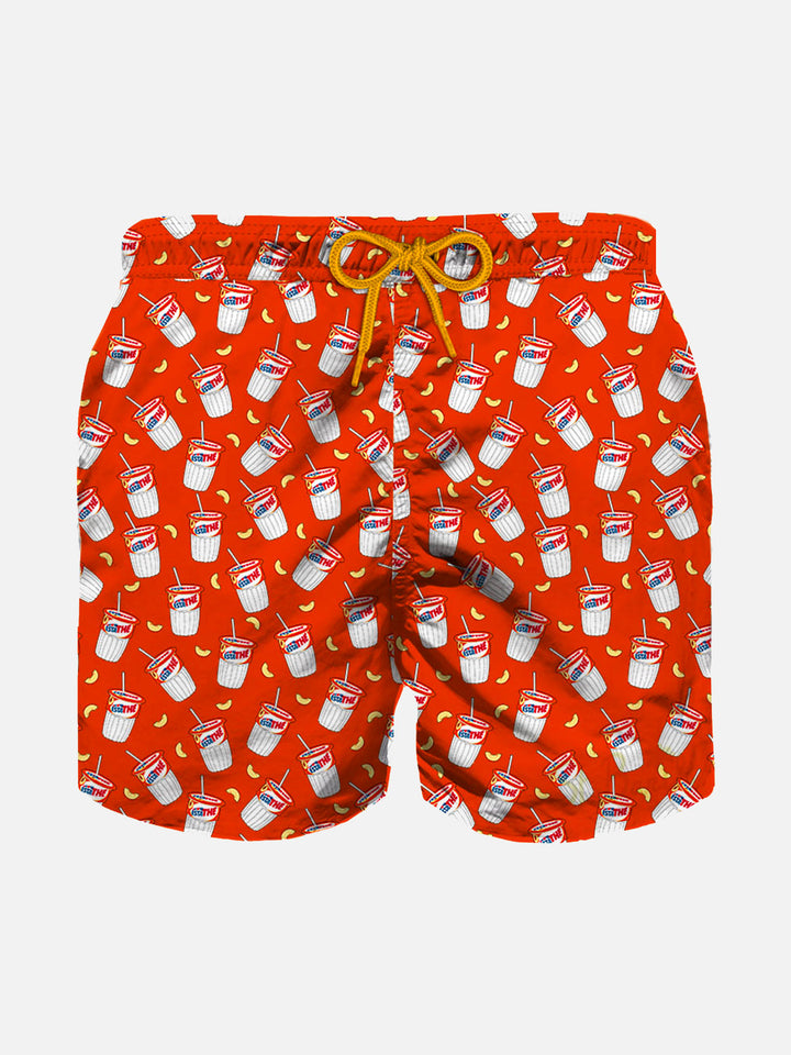 Boy swim shorts with Estathé print | Estathé® Special Edition - MC2 Saint Barth