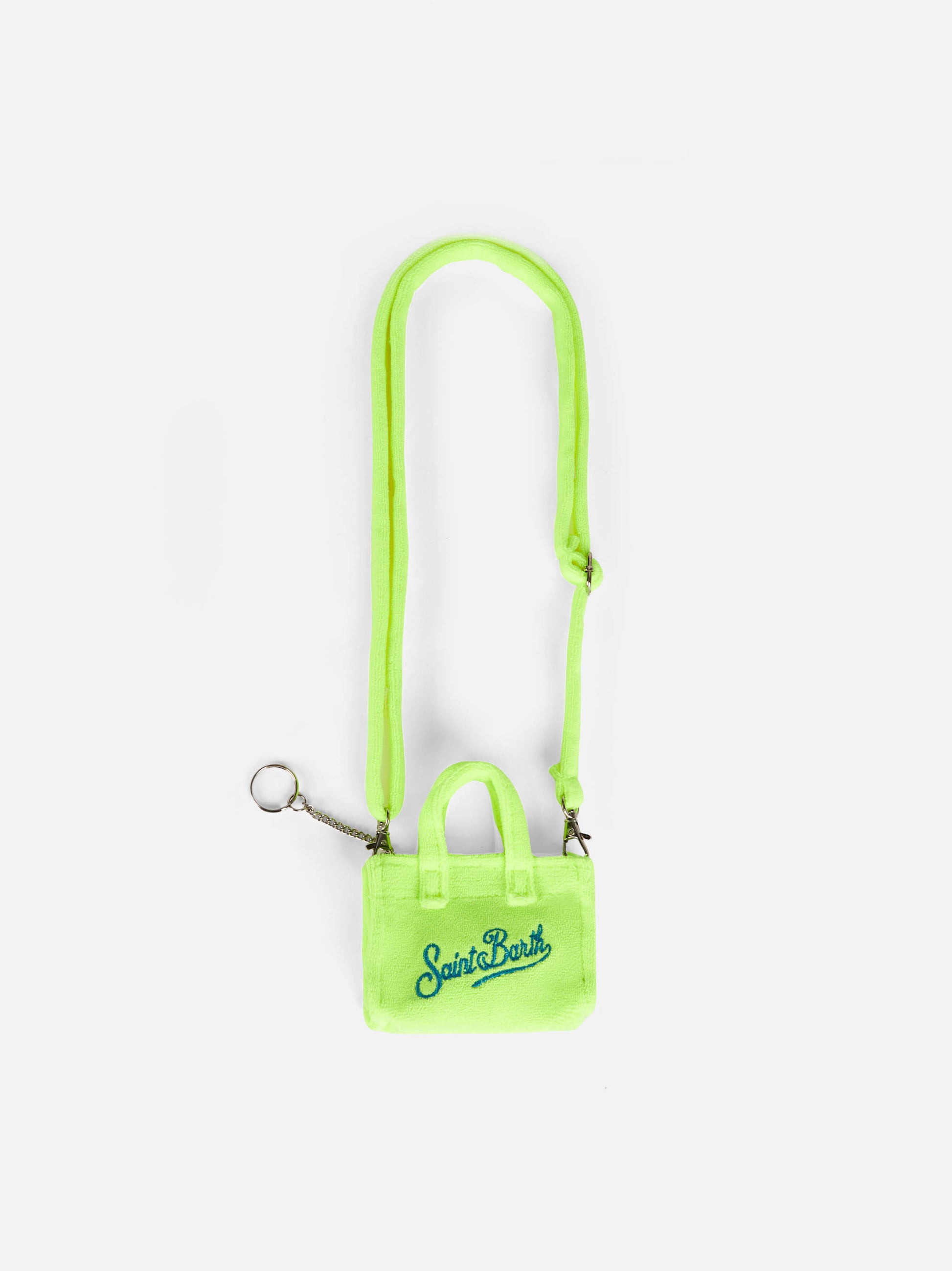 Fluo yellow terry key holder - MC2 Saint Barth