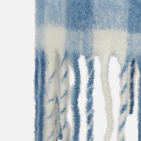 Girl fringed wooly skirt with check print - MC2 Saint Barth